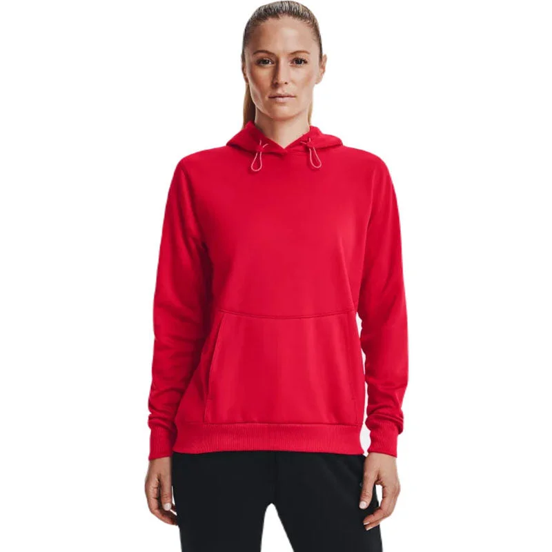 Under Armour Women's Red Fleece Storm Hoodie