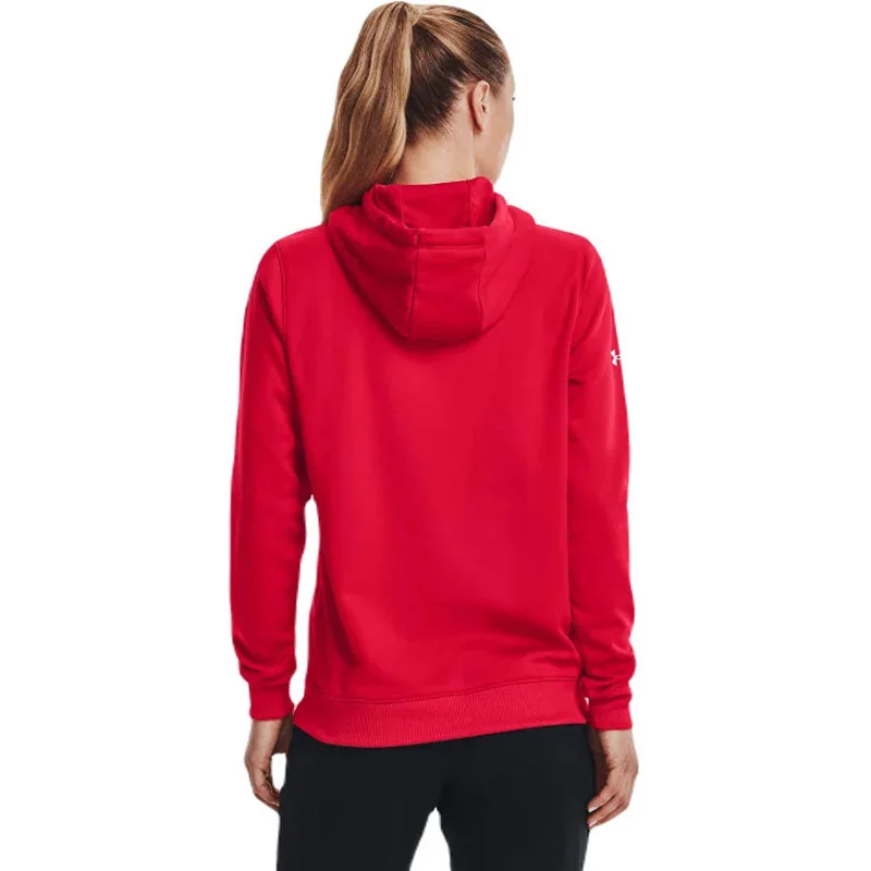 Under Armour Women's Red Fleece Storm Hoodie