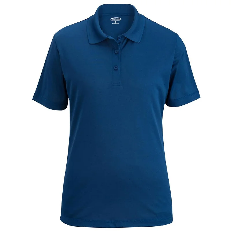 Edwards Women's Royal Mini-Pique Snag-Proof Polo