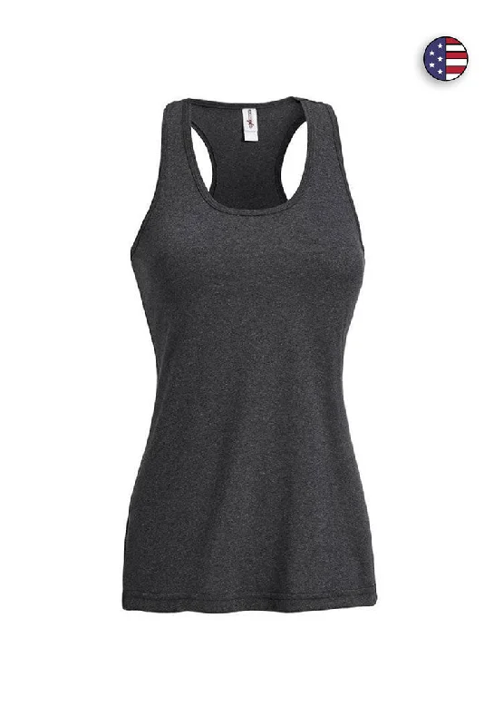 AA227 Performance Heather Racerback Tank