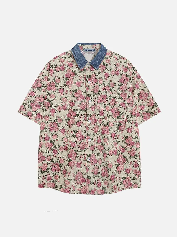 Aelfric Eden Flower Corduroy Short Sleeve Shirt