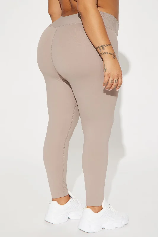 Angela Active Legging - Taupe