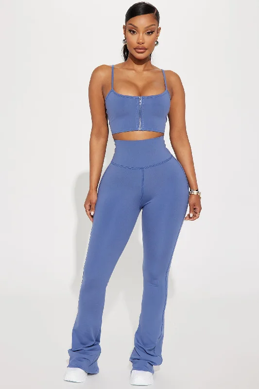 Break A Sweat Active Yoga Pant - Slate Blue