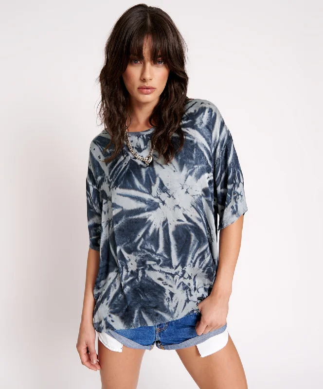 FIRE FLIES OVERSIZED SATIN TEE