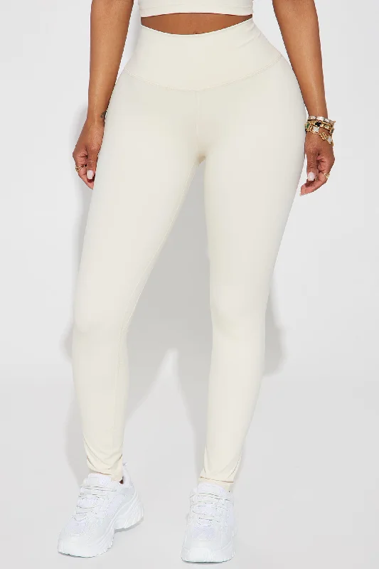 Get Right Active Leggings - Cream