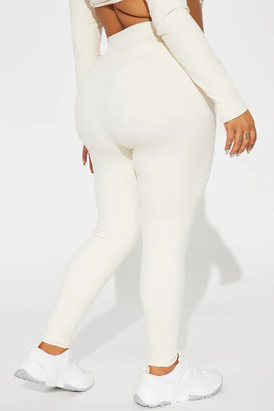 Get Right Active Leggings - Cream