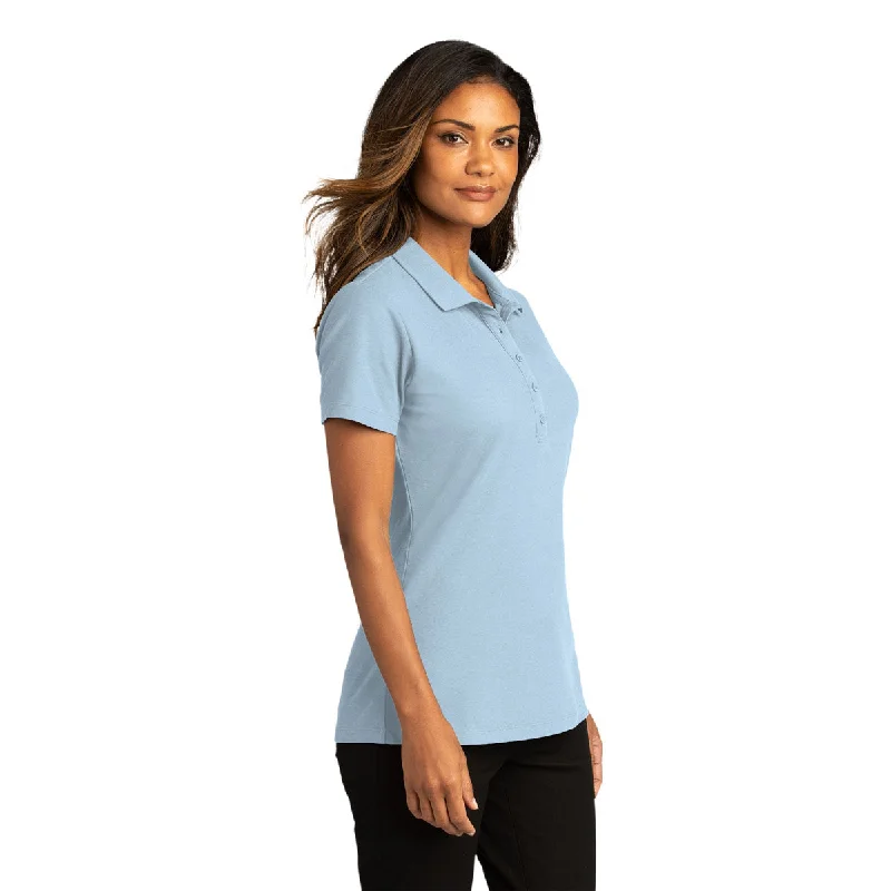 Port Authority Women's Cloud Blue SuperPro React Polo