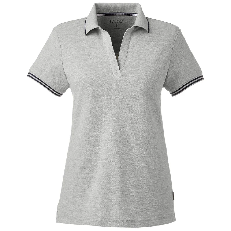 Nautica Women's Oxford Deck Polo