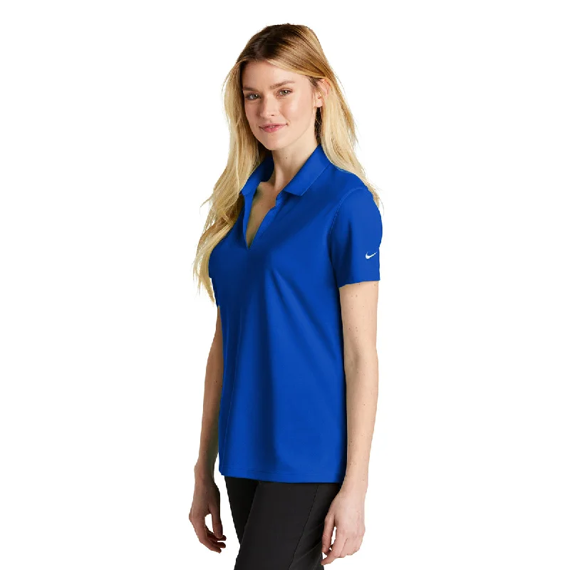 Nike Women's Game Royal Dri-FIT Micro Pique 2.0 Polo