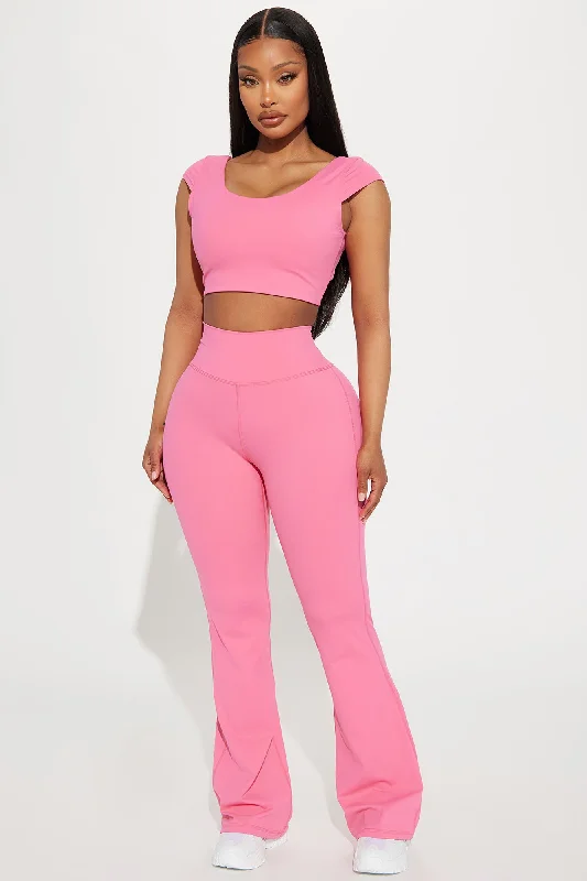 Set The Barre Yoga Pant - Pink