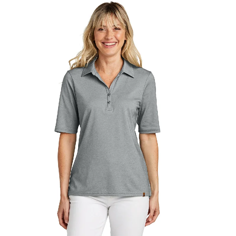 TravisMathew Women's Grey Heather Sunsetters Polo