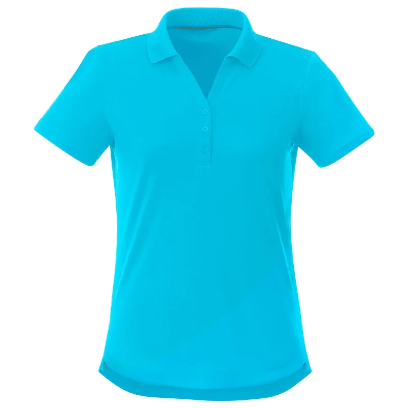 Elevate Women's Aspen Blue Otis Short Sleeve Polo