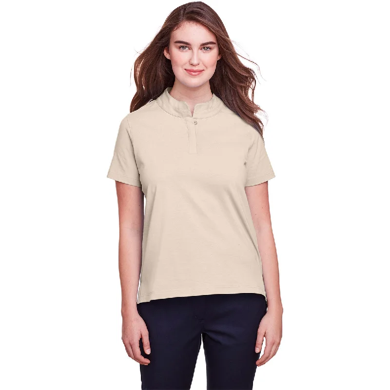 UltraClub Women's Stone Lakeshore Stretch Cotton Performance Polo