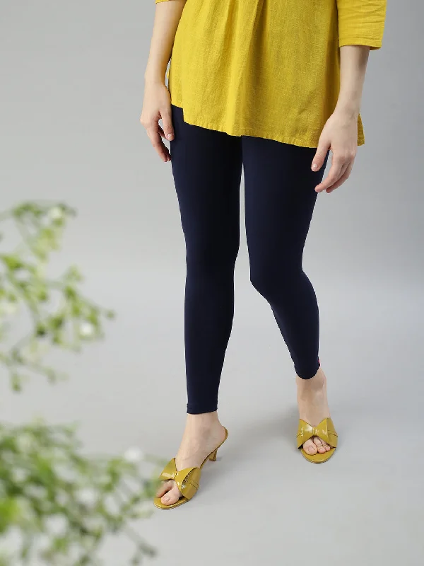 Ankle Leggings-Navy