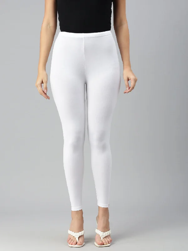 Ankle Leggings-White