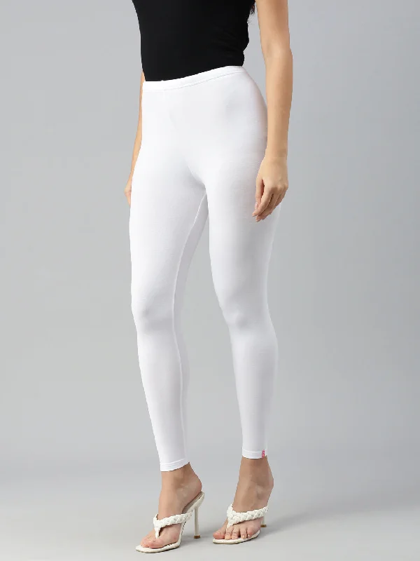 Ankle Leggings-White