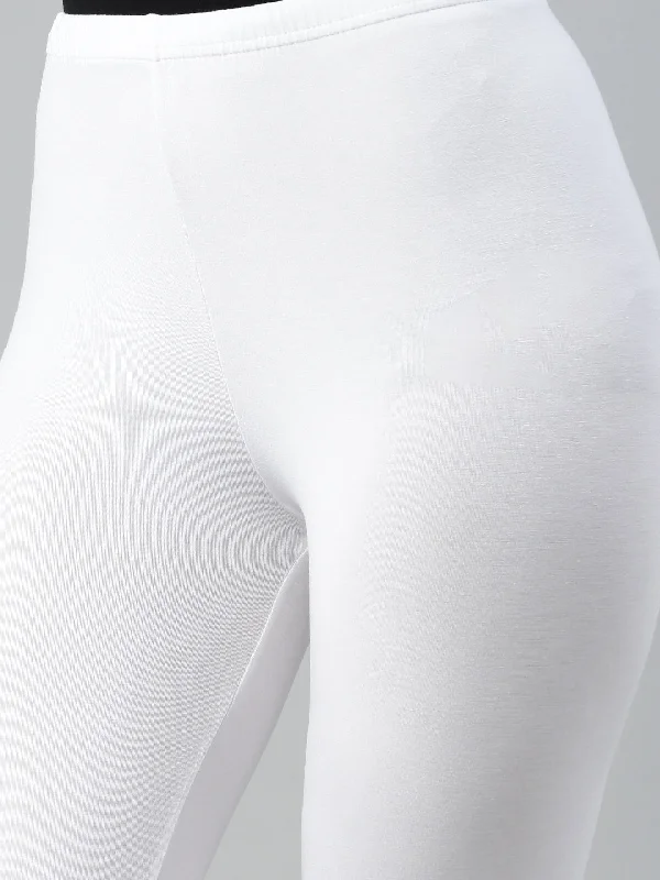 Ankle Leggings-White