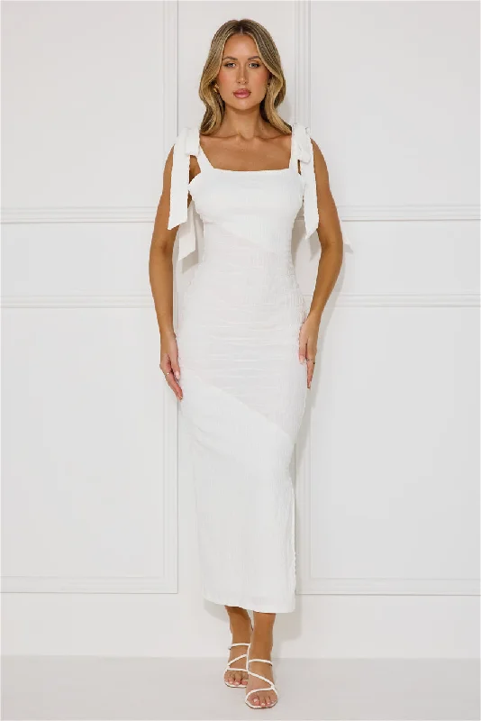 City Of Babes Maxi Dress White