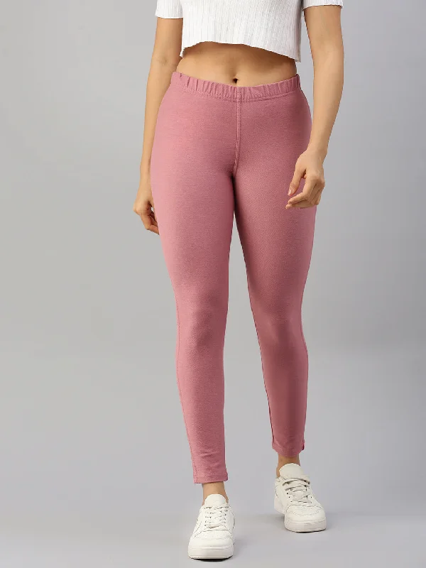 Color Jeggings-Mauve