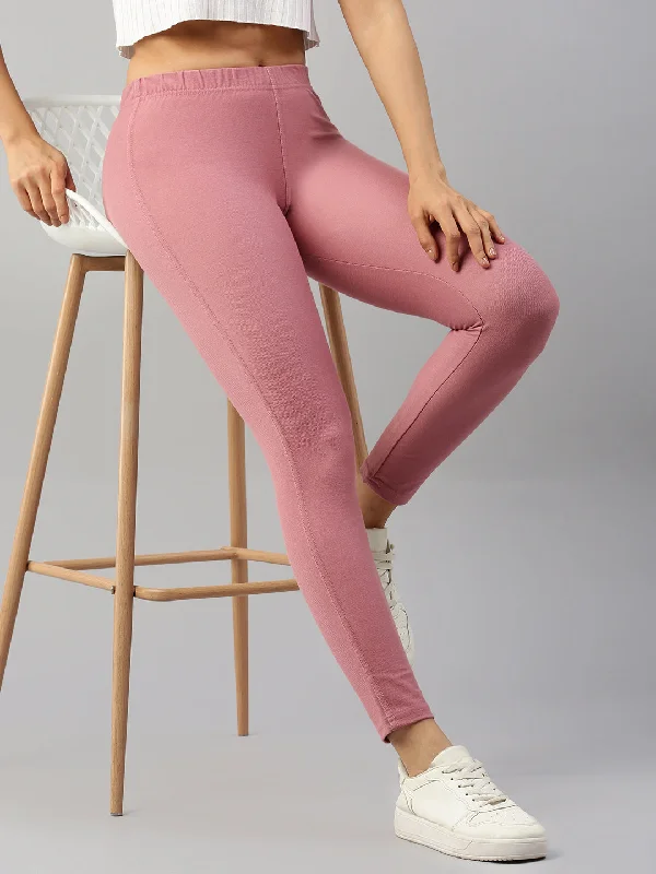 Color Jeggings-Mauve