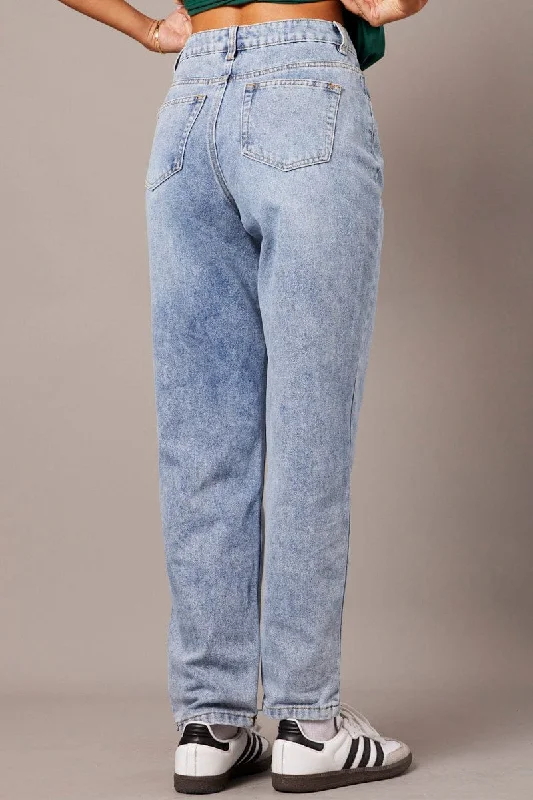 Denim Mom Jean High Rise