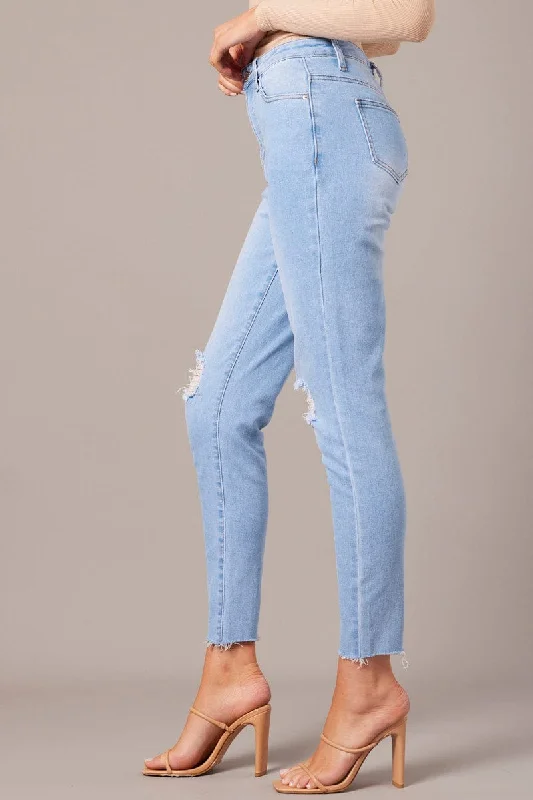 Denim Skinny Jean High Rise