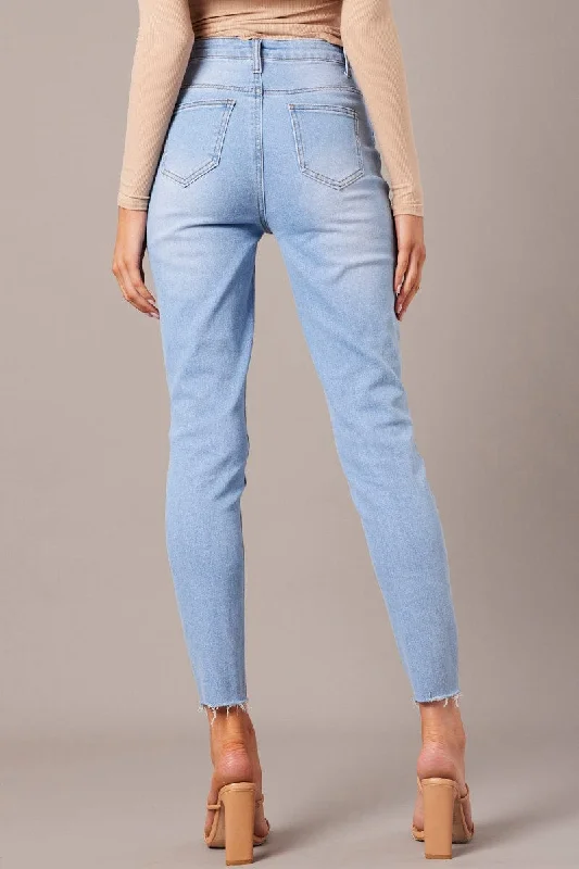 Denim Skinny Jean High Rise