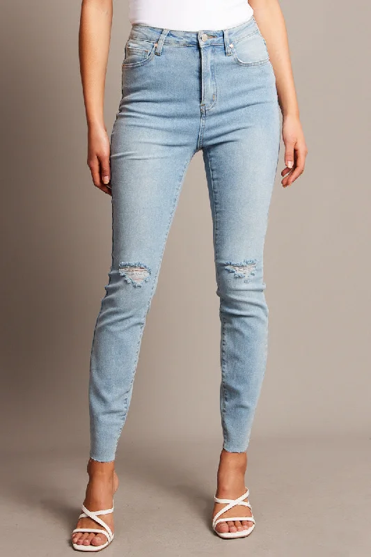 Denim Skinny Jean High Rise