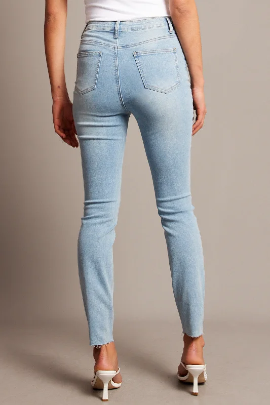 Denim Skinny Jean High Rise