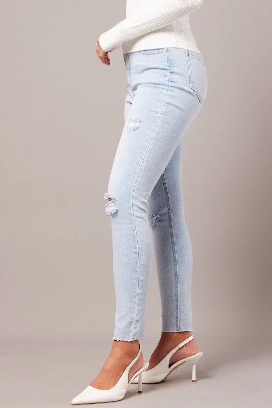 Denim Skinny Jean High Rise