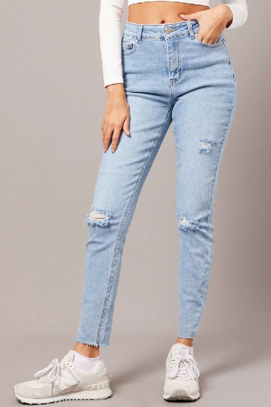 Denim Skinny Jean High Rise