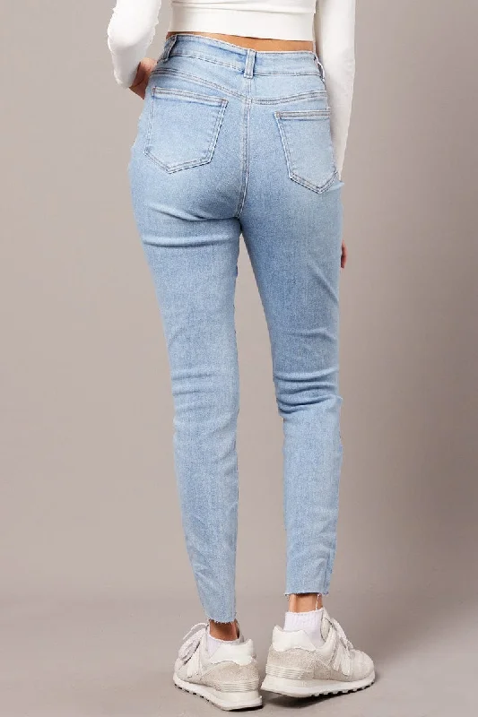 Denim Skinny Jean High Rise