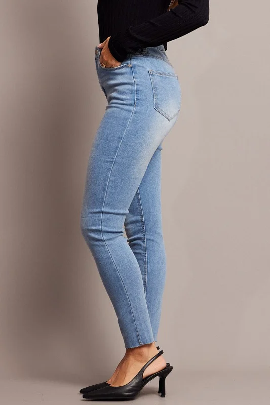 Denim Skinny Jean High Rise