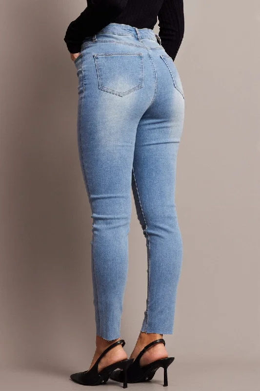 Denim Skinny Jean High Rise