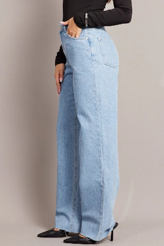 Denim Straight Jean Mid Rise