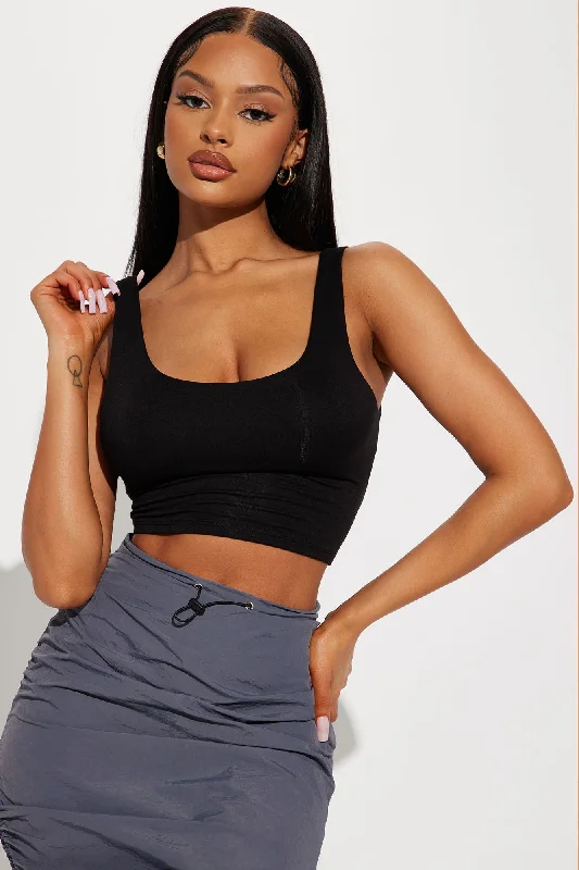 Emiah Crop Top - Black