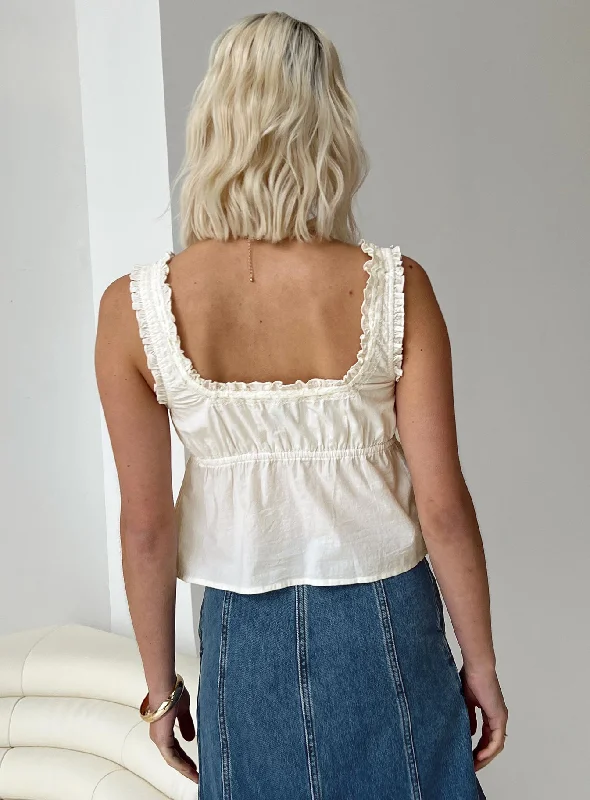 Farmer Top Ivory