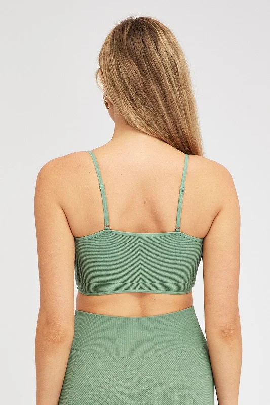 Green Bralette Seamless