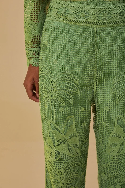 Green Guipire Pants