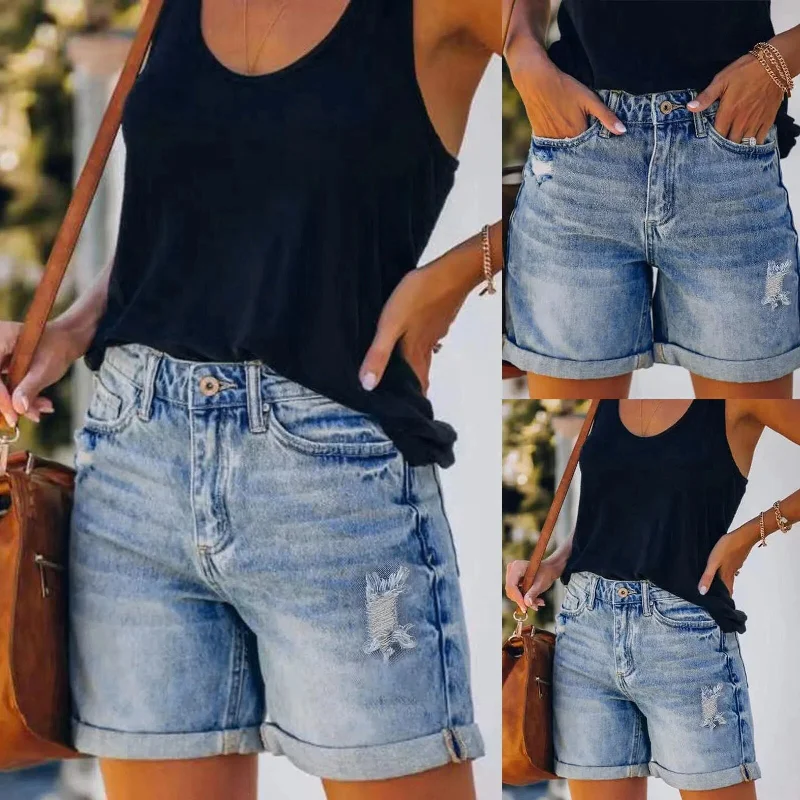 High Waist Hot Denim Shorts