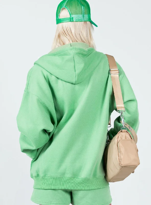 Hoda Zip Up Jacket Green