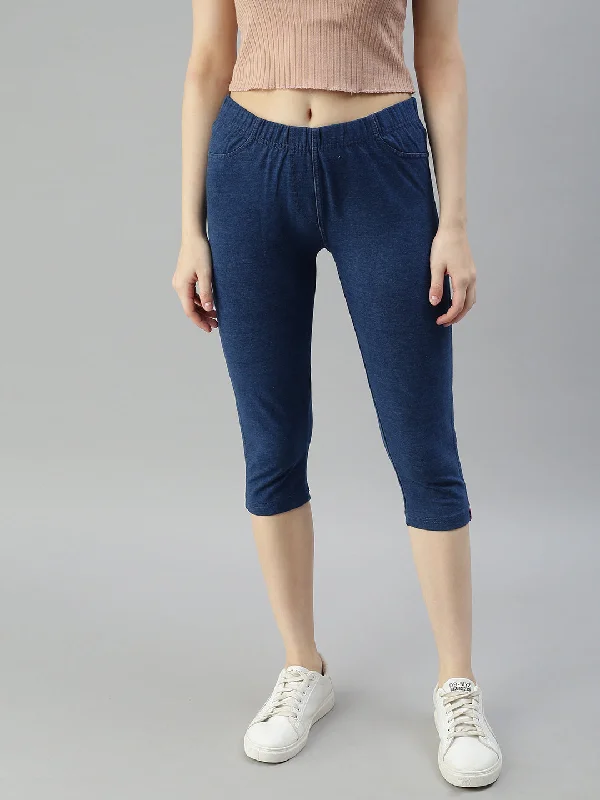 Jeggings Capri-Regular Blue