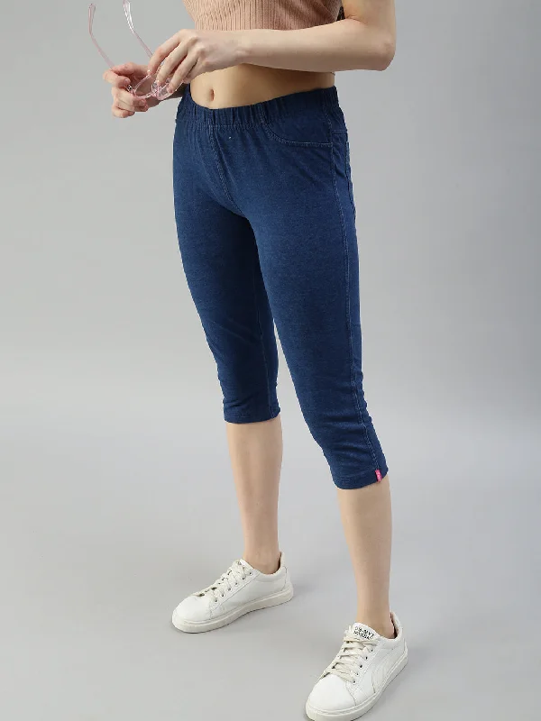 Jeggings Capri-Regular Blue