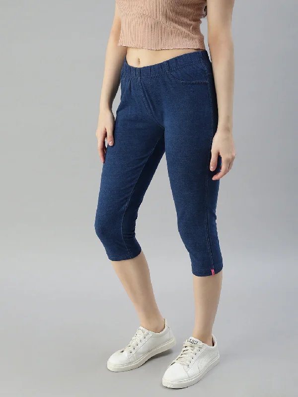 Jeggings Capri-Regular Blue