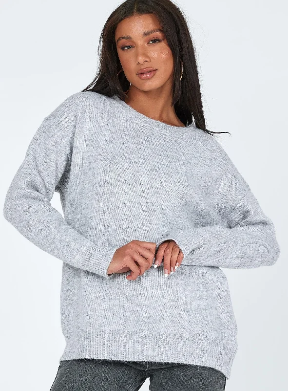 Kelsea Oversized Sweater Grey