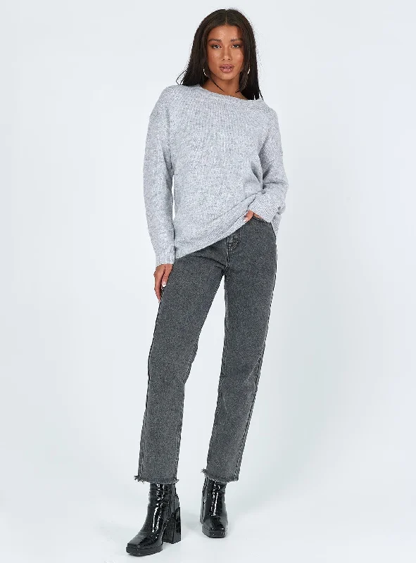 Kelsea Oversized Sweater Grey