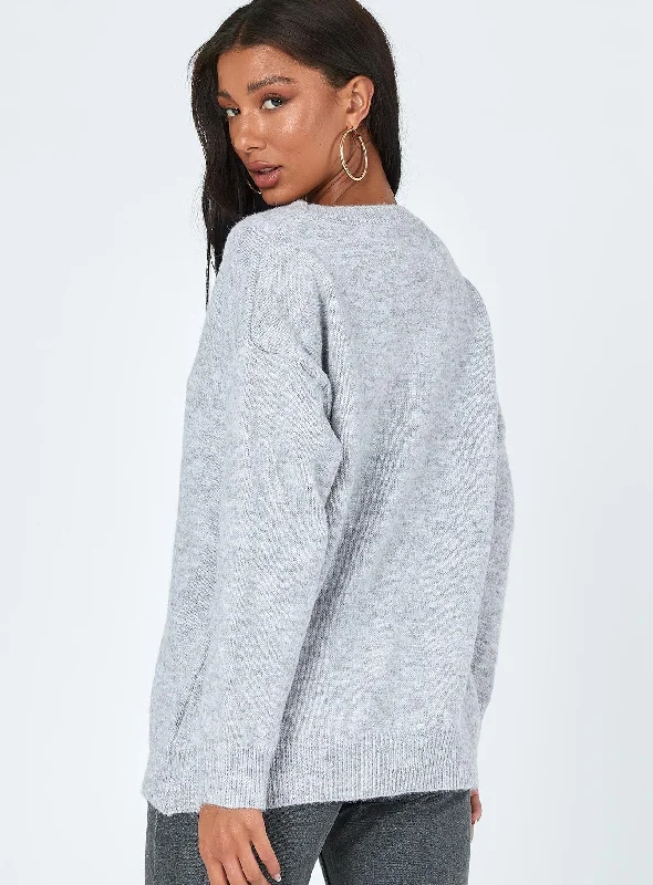 Kelsea Oversized Sweater Grey