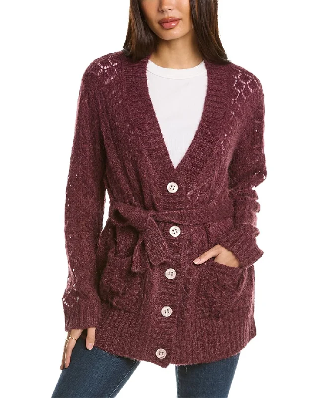 Manoush Cocoon D'Hiver Mohair-Blend Cardigan