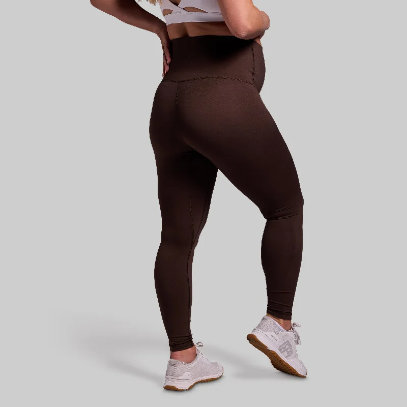 Maternity Legging (Dark Brown)