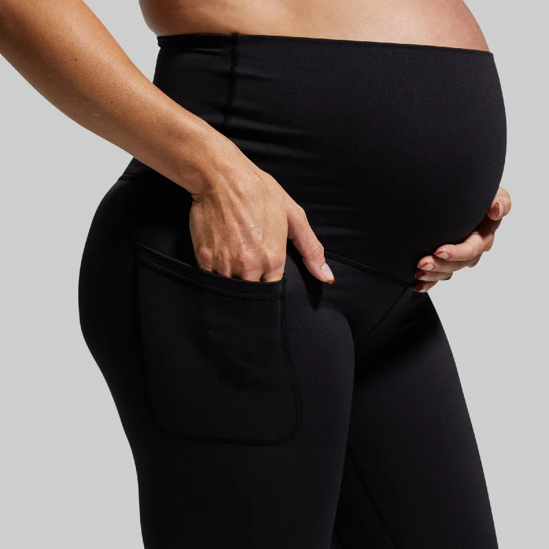 Maternity Legging w/ Pockets (Black)